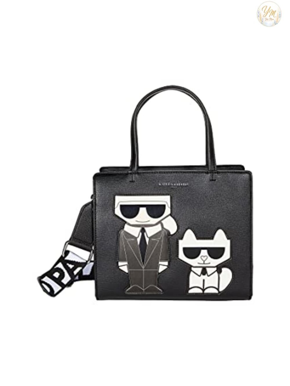 Structured Faux Leather Satchel Handbag - Vegan Women's Purse, Adjustable Strap